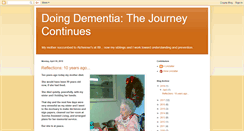 Desktop Screenshot of doingdementia.blogspot.com