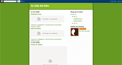 Desktop Screenshot of lavidadelkiko.blogspot.com