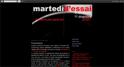 Desktop Screenshot of martedidessai.blogspot.com