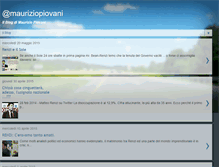 Tablet Screenshot of mauriziopiovani.blogspot.com