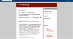 Desktop Screenshot of idrottspsykologi.blogspot.com