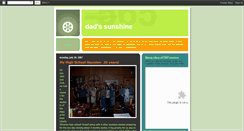 Desktop Screenshot of dadssunshine.blogspot.com