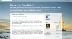 Desktop Screenshot of montsegoesdownunder.blogspot.com