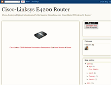 Tablet Screenshot of ciscolinksyse4200router.blogspot.com