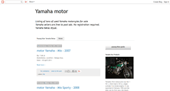 Desktop Screenshot of motoryamahabekas.blogspot.com