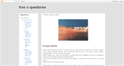 Desktop Screenshot of irseoquedarse.blogspot.com