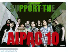 Tablet Screenshot of aipac10.blogspot.com