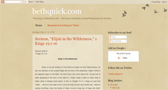 Desktop Screenshot of bethquick.blogspot.com
