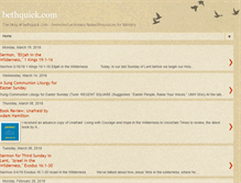 Tablet Screenshot of bethquick.blogspot.com