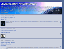 Tablet Screenshot of ampliandoconciencias.blogspot.com