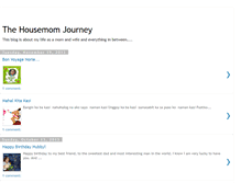 Tablet Screenshot of housemomjourney.blogspot.com