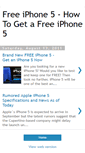 Mobile Screenshot of iphone5premium.blogspot.com
