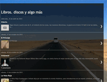 Tablet Screenshot of librosdiscosyalgomas.blogspot.com