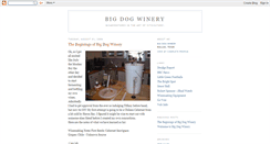 Desktop Screenshot of bigdogwinery.blogspot.com