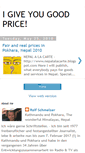 Mobile Screenshot of igiveyougoodprice.blogspot.com