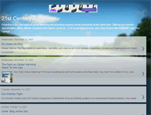 Tablet Screenshot of 21stcenturyecopreneur.blogspot.com