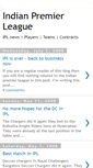 Mobile Screenshot of premierleague-cricket.blogspot.com