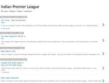 Tablet Screenshot of premierleague-cricket.blogspot.com