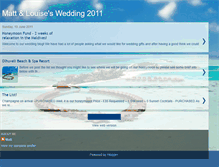 Tablet Screenshot of mattandlouisetietheknot.blogspot.com