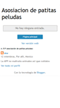 Mobile Screenshot of patitaspeludas.blogspot.com