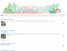 Tablet Screenshot of megancamille.blogspot.com