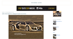 Desktop Screenshot of coches-audi-fotos.blogspot.com