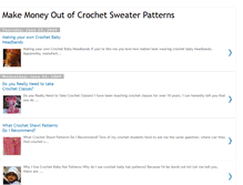 Tablet Screenshot of crochet-sweater-patterns.blogspot.com