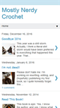 Mobile Screenshot of mostlynerdycrochet.blogspot.com