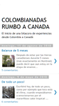 Mobile Screenshot of colombianadasacanada.blogspot.com