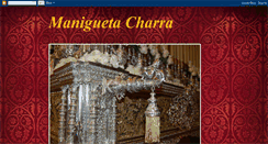 Desktop Screenshot of maniguetacharra.blogspot.com