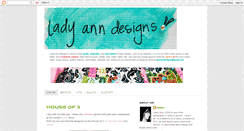 Desktop Screenshot of ladyanndesigns.blogspot.com