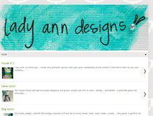 Tablet Screenshot of ladyanndesigns.blogspot.com