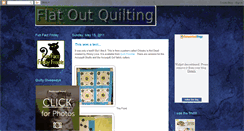 Desktop Screenshot of flatoutquilting.blogspot.com