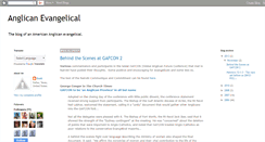 Desktop Screenshot of anglicanevangelical.blogspot.com