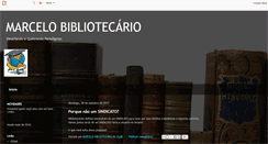 Desktop Screenshot of marcelobibliotecario.blogspot.com