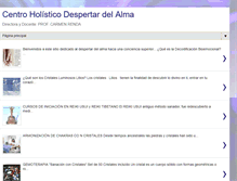 Tablet Screenshot of centroholisticodespertardelalma.blogspot.com