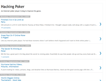 Tablet Screenshot of hackingpoker.blogspot.com