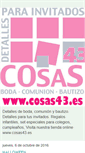 Mobile Screenshot of cosas43.blogspot.com