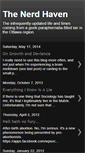 Mobile Screenshot of mylittlenerdhaven.blogspot.com