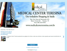 Tablet Screenshot of noticiasmedicalcenterteresina.blogspot.com
