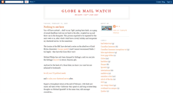 Desktop Screenshot of globeandmailwatch.blogspot.com