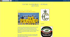 Desktop Screenshot of clubecaixeiralfutsaladulto.blogspot.com