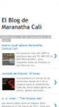 Mobile Screenshot of maranathacali.blogspot.com