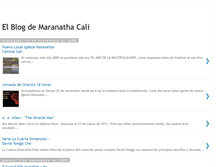 Tablet Screenshot of maranathacali.blogspot.com