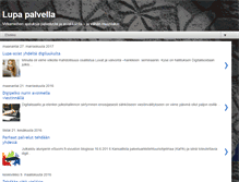 Tablet Screenshot of lupapalvella.blogspot.com