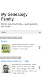 Mobile Screenshot of mygenealogyfamily.blogspot.com