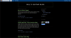 Desktop Screenshot of billsbigguitarblog.blogspot.com