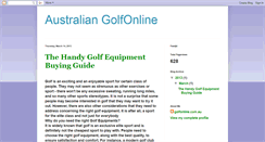 Desktop Screenshot of golfonlinecomau.blogspot.com