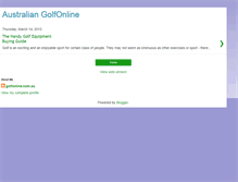 Tablet Screenshot of golfonlinecomau.blogspot.com