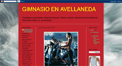 Desktop Screenshot of gimnasioenavellaneda.blogspot.com